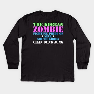 Korean Zombie Kids Long Sleeve T-Shirt
